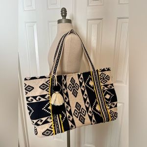 Boho Aztec Pattern Tote/Beach Bag